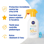 Crème solaire spray bébé enfant corps visage spf 50 + très haute protection peau sensible sun nivea - ... Crème solaire spray bébé enfant corps visage spf 50 + très haute protection peau sensible sun nivea - ...