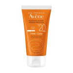 Crme solaire visage peau sensible sche spf 20 eau thermale avene - le tube de 50ml