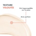Crme solaire visage peau sensible sche trs haute protection spf 50 + fini invisible rsistante  l'eau ...