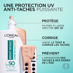 Crème solaire visage spf 50 anti - tâches teinte claire bright reveal l'oreal paris - le flacon 50 ml ... Crème solaire visage spf 50 anti - tâches teinte claire bright reveal l'oreal paris - le flacon 50 ml ...