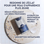 Crme visage nuit anti - rides homme active age hyaluron nivea - le flacon de 50ml