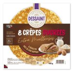 Crpes sucres vanille dessaint traiteur - le paquet de 8 - 400 g
