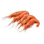 Crevettes cuites de madagascar 40 / 60 asc filiere qualite carrefour - la portion de 250g