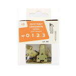 Crochets tableau acier laitonn trefilaction - le lot de 8 crochets