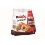 Croissant fourrée À la pâte À tartiner aux noisettes et au cacao nutella - le sachet de 4 croissants Croissant fourrée À la pâte À tartiner aux noisettes et au cacao nutella - le sachet de 4 croissants