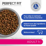 Croquettes pour chat adulte st�rilis� boeuf perfect fit - le sac de 1, 4kg