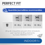 Croquettes pour chat adulte st�rilis� poulet d'int�rieur perfect fit - le sac de 1, 4kg