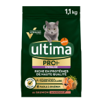 Croquettes pour chat adulte strilis saumon pro + ultima - le paquet de 1, 1kg