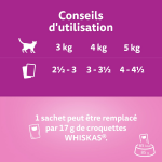 Croquettes pour chat dlice des produits de la mer whiskas - la boite de 1, 02kg