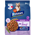 Croquettes pour chien sénior boeuf légumes brekkies - le sac de 9kg Croquettes pour chien sénior boeuf légumes brekkies - le sac de 9kg