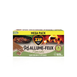 Cubes allume - feu naturels x96 sans odeurs mega pack (barbecue, chemin�e, po�le) zip - la boite de 96 ...