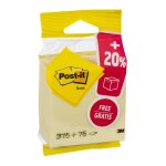 Notes repositionnables cube post - it - le bloc de 450 feuilles