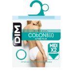 Culotte femme blanc coton bio t44 / 46 dim - le lot de 2 culottes Culotte femme blanc coton bio t44 / 46 dim - le lot de 2 culottes