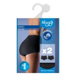 Culotte femme noir t46 sloggi - le lot de 2 culottes