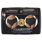Culotte fuite urinaire taille l noire discreet boutique always - le pack de 8 culottes