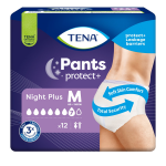 Culottes incontinence protect protect + night plus medium tena - le paquet de 12 culottes incontinence ...