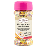 D�cors � parsemer vermicelles multicolores en sucre la pateliere - le flacon de 60g
