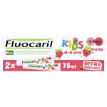Dentifrice enfant 0 - 6 ans anti - caries got fraise fluocaril - le lot de 2 tubes de 75ml