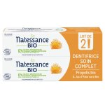 Dentifrice soin complet propolis et aloe vera bio natessance - les 2 tubes de 75ml