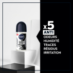 Déodorant bille homme anti - transpirant black and white original nivea men - le roll - on Déodorant bille homme anti - transpirant black and white original nivea men - le roll - on