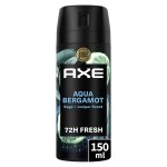 Dodorant spray homme 72h parfum prestige aqua bergamote axe - le flacon de 150ml