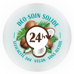 D�odorant solide v�gan sans alcool et sans eau huile de coco bio lovea - le flacon de 50g