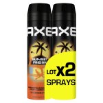 D�odorant spray homme anti - transpirant sunset fresh 48h axe - le lot de 2 sprays