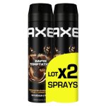 D�odorant spray homme dark temptation 48h fra�cheur & parfum axe - le lot de 2 sprays