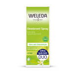 Dodorant spray homme note frache et dynamique citrus bio weleda - le lot de 2 sprays