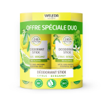 Dodorant stick protection efficace 24h citrus bergamote weleda - le lot de 2x50g