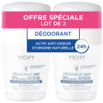 Dodorant roll - on femme anti - odeurs efficacit 24h toucher sec sans sels d'aluminium vichy laboratoires ...