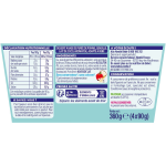 Dessert bb ds 6 mois, semoule au lait de coco pomme vanille nestle - 4 pots de 90g