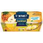 Fruits au sirop cocktail sans sucres ajouts st mamet - les 4 pots de 113g