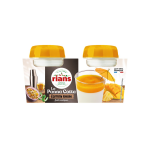 Dessert panna cotta edition rhum fruits exotiques rians - les 2 pots de 120g