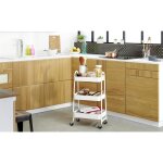 Desserte en mtal 3 niveaux carrefour home - l'unit