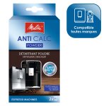 Dtartrant pour machines  caf espanti calc melitta - les 2 sachets de 40 g