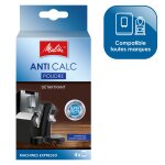 D�tartrant machine � expresso et � capsules en poudre 40g - le lot de 4 melitta - la boite