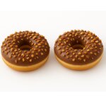 Donuts fourrs cacao noisette - les 2 pices