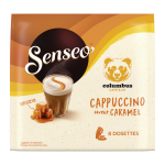 Dosettes de caf cappuccino caramel senseo - le paquet de 8 dosettes
