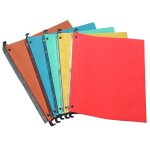 Dossier suspendu carte format 21 x 29, 7 cm x5 carrefour - le lot