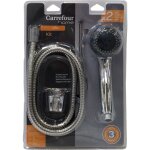 Douchette flexible 2 jets 1, 5m carrefour home - le kit douchette + support mural Douchette flexible 2 jets 1, 5m carrefour home - le kit douchette + support mural
