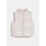 Doudoune fille blanc sans manches 4 - 5 ans tex