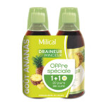 Draineur minceur go�t ananas milical - le lot de 2 bouteilles de 500ml