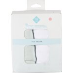 Drap bb vert / blanc 70 x 140 cm tex baby - le lot de 2 draps