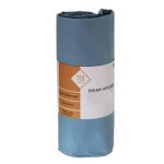 Drap housse bleu 100% coton 90x200 cm uni coton tex home - le drap housse