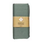 Drap plat kaki 100% coton 180x280 cm uni coton satin tex home - le drap plat