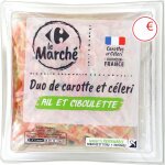 Duo de carotte cleri rps ail ciboulette carrefour le marche - la barquette de 200g