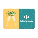 Carte cadeau flicitations 25 carrefour - la carte