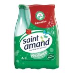 Eau minrale naturelle gazeuse st amand - le pack de 6 bouteilles de 1l