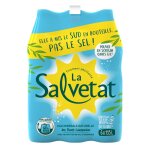 Eau minrale naturelle gazeuse salvetat - le pack de 6 bouteilles de 1, 15l